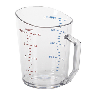 MEASURE 1 QUART CAMWEAR CLEAR  12EA/CS